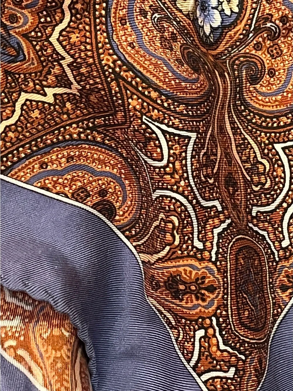 Vintage Square Silk Scarf